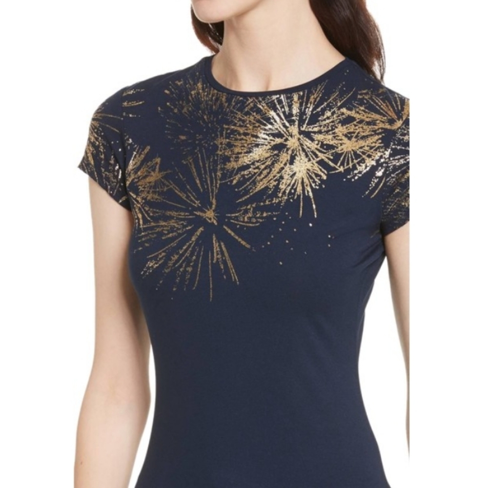 Ted Baker London Dark Amranth Stardust Shirt - Picture 2 of 6